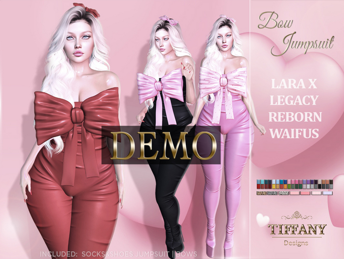 ::TD:: Bow Jumpsuit [Mesh] DEMO + Lara X