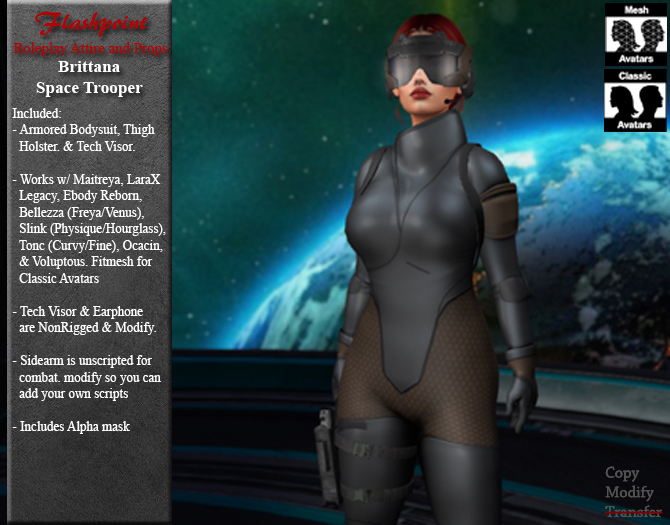 Brittana Space Trooper - Black/Tan