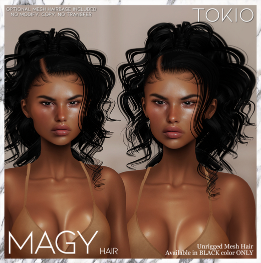 TOKIO Hair - MAGY Alpha Hair - Black