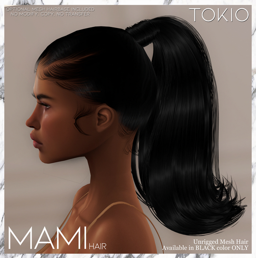 TOKIO Hair - MAMI Alpha Hair - Black