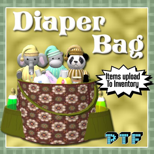 Triplets Diaper Bag (Neutral) *BABY SHOWER*