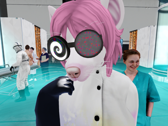 Kushrat - Mad Scientist Trippy Prim Glasses