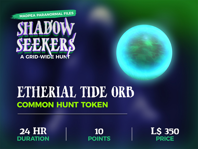 MadPea Shadow Seekers Hunt Object - Ghost Orb: Ethereal Tide