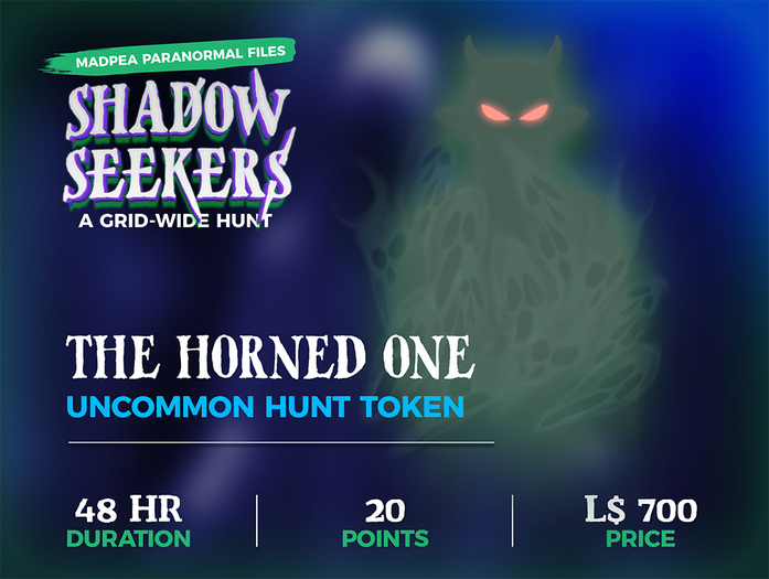 MadPea Shadwo Seekers Hunt Object - Shadow Ghost: The Horned One