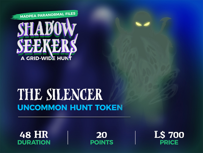 MadPea Shadow Seekers Hunt Object - Shadow Ghost: The Silencer