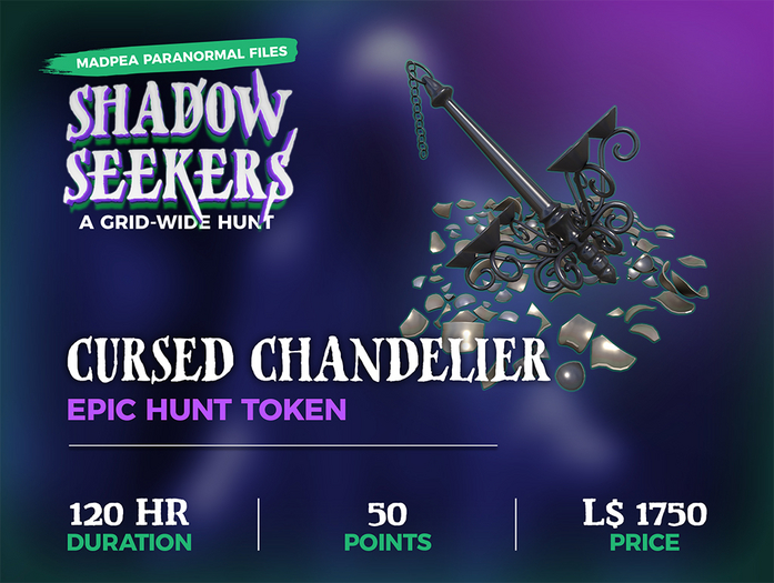 MadPea Shadow Seekers Hunt Object - Poltergeist: Cursed Chandelier