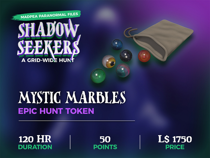 MadPea Shadow Seekers Hunt Object - Poltergeist: Mystic Marbles