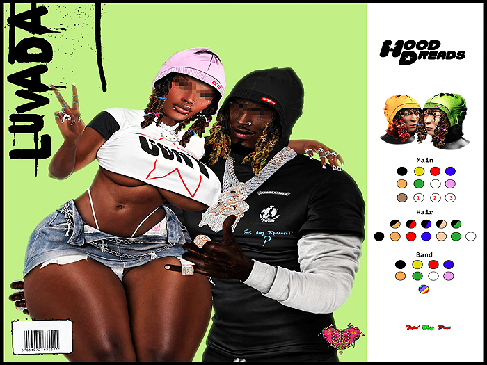 [LUVxWSI] DREADS x HOOD - FP