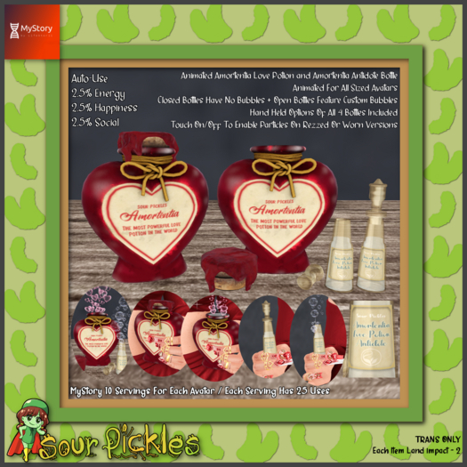 [SP] MyStory Amortentia Bottles Set