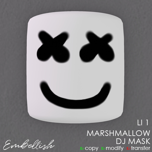 Marshmallow Head Mask