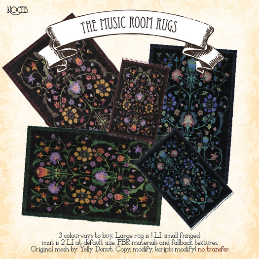 [noctis] The Music Room rugs/FATPACK ADD ME to unpack