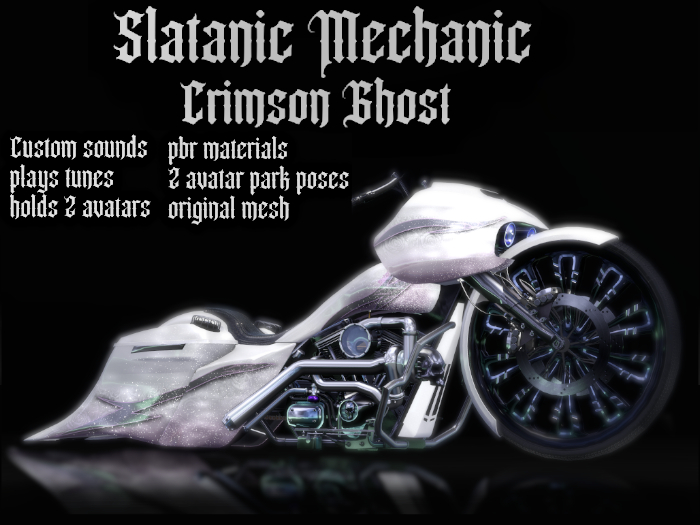 CRIMSON GHOST BAGGER (BOXED) (Slatanic Mechanic)