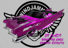 59 PINK CADILLAC CAR