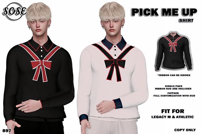 [SOSE] PICK ME UP SHIRT - ROSE
