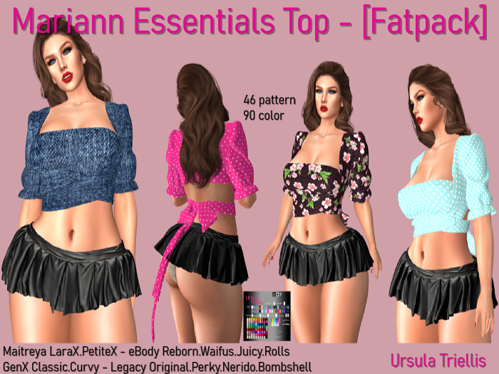 7110 Mariann Essentials Top - [Fatpack]