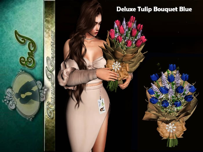Deluxe Tulip Bouquet blue