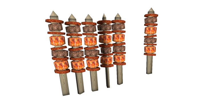[VORTEX]Meat Sticks Set #1 FULLPERM - Lowpoly 1LI