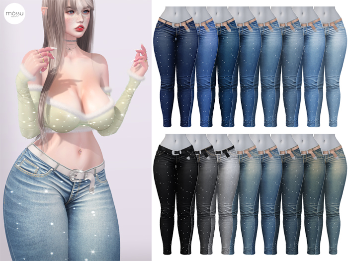 Mossu - Fiona Jeans - Fatpack