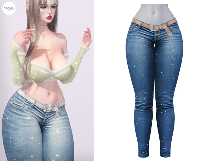 Mossu - Fiona Jeans - Ocean