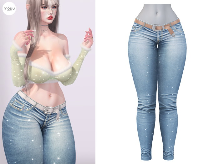 Mossu - Fiona Jeans - Arctic 