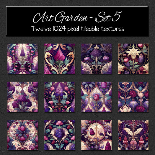 *Wallflowers* Art Gardens - Set 5