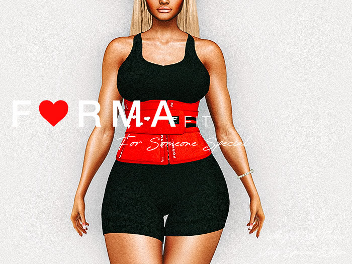 FORMAfit - WAIST TRAINER - VDAY SPEC. Edi- RED