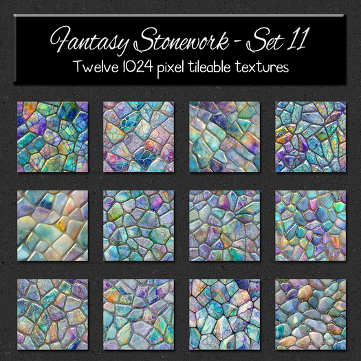 *Wallflowers* Fantasy Stonework - Set 11
