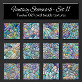 *Wallflowers* Fantasy Stonework - Set 11