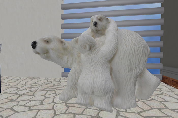  Winter Polar Bear Family