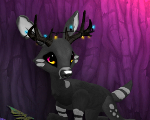 CHARKY GLISTEN MALE DUO LIGHTS SIZE 3 Breedable Fawn Log No Food Necessary!