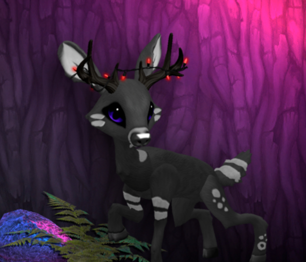 CHARKY INDIGO MALE RED LIGHTS SIZE 3 Breedable Fawn Log No Food Necessary!