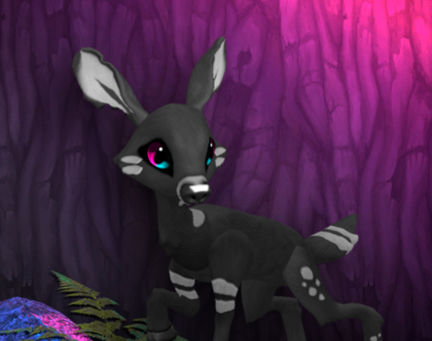 CHARKY GENSA MALE NO ANTLERS SIZE 4 Breedable Fawn Log No Food Necessary!