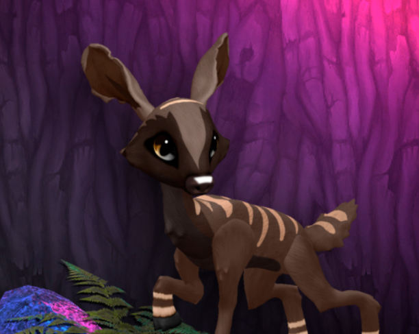 CHOCOSABER DAWNLIGHT FEMALE (ANTELOPE DNA) SIZE 3 Breedable Fawn Log No Food Necessary!