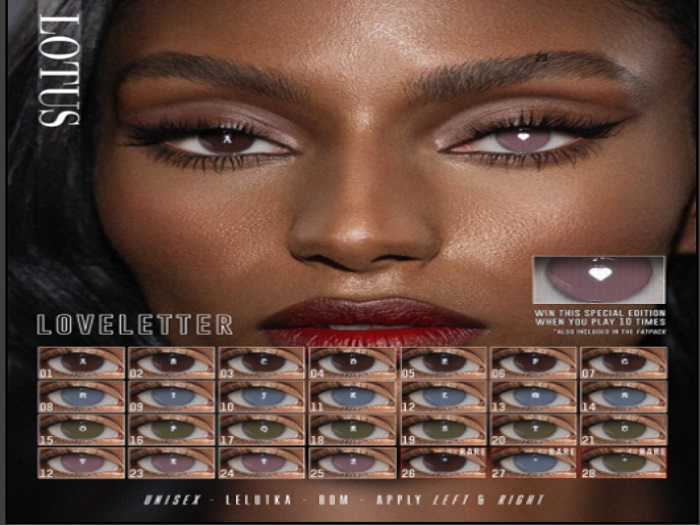 28. LOTUS. Loveletter Eyes [rezz me] RARE