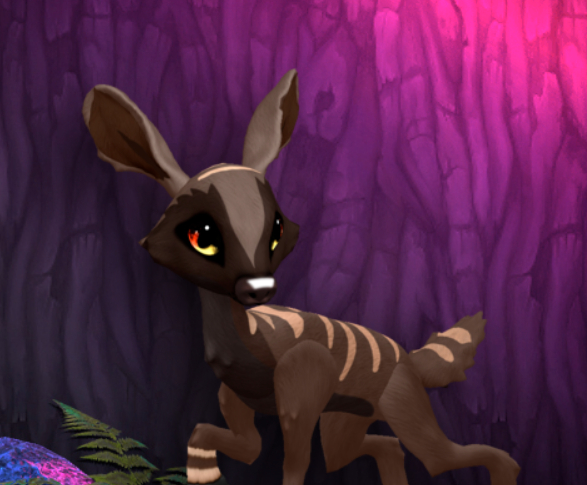 CHOCOSABER KINDLE FEMALE (OVER UNDER DNA) SIZE 4 Breedable Fawn Log No Food Necessary!