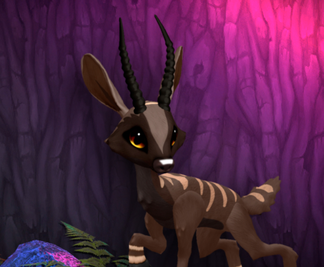 CHOCOSABER PYRO MALE ANTELOPE SIZE 4 Breedable Fawn Log No Food Necessary!