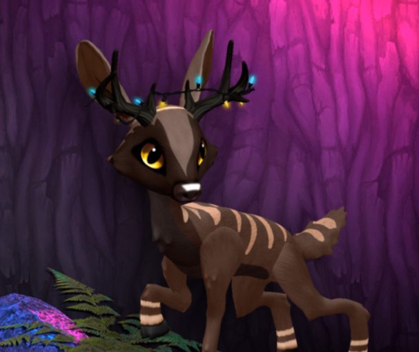 CHOCOSABER GOLSPECK MALE DUO LIGHTS SIZE 5 Breedable Fawn Log No Food Necessary!