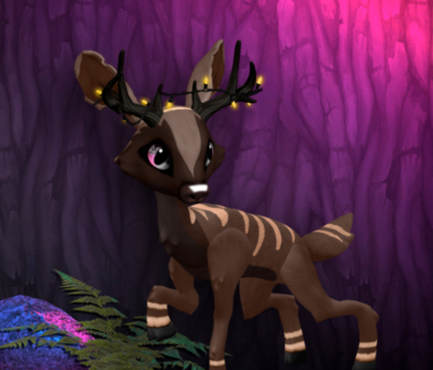 CHOCOSABER BLUSHING MALE YELLOW LIGHTS SIZE 6 Breedable Fawn Log No Food Necessary!