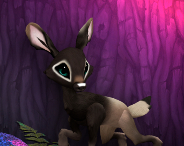 ELKY SEAFOAM FEMALE (ANTELOPE DNA) SIZE 4 Breedable Fawn Log No Food Necessary!