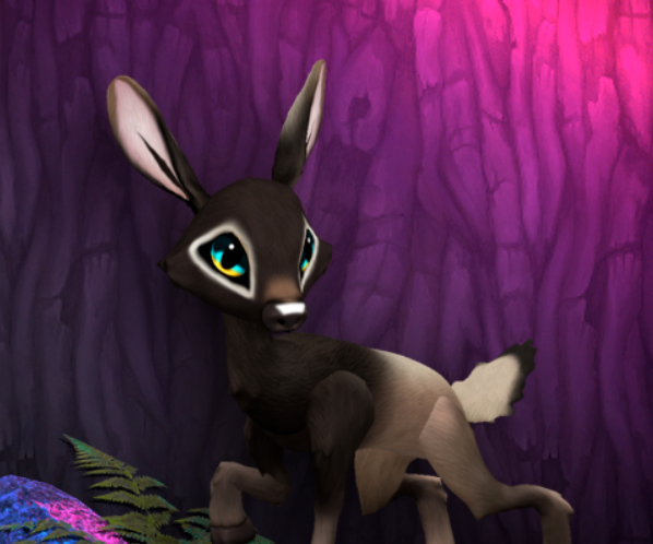 ELKY SOLTRA FEMALE (DEER DNA) SIZE 7 Breedable Fawn Log No Food Necessary!