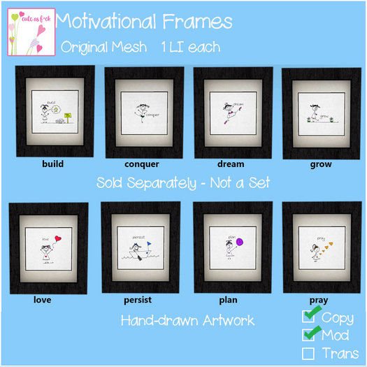 ::cute as f*ck:: Fresh Start Frame - Build