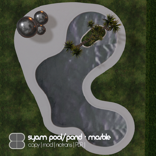 8 Syam Pool/Pond  PBR - Marble