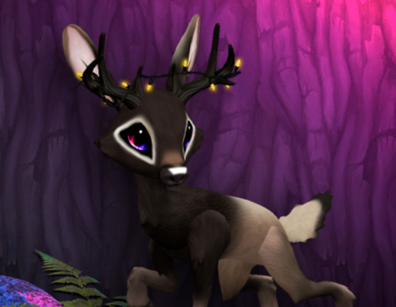 ELKY PINKLE MALE YELLOW LIGHTS SIZE 8 Breedable Fawn Log No Food Necessary!