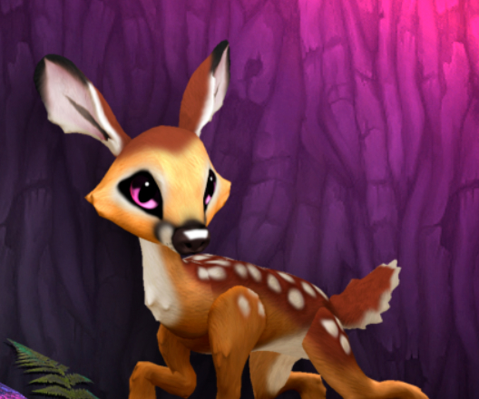 FAWNY BUBBLEGUM FEMALE (ANTELOPE DNA) SIZE 6 Breedable Fawn Log No Food Necessary! 