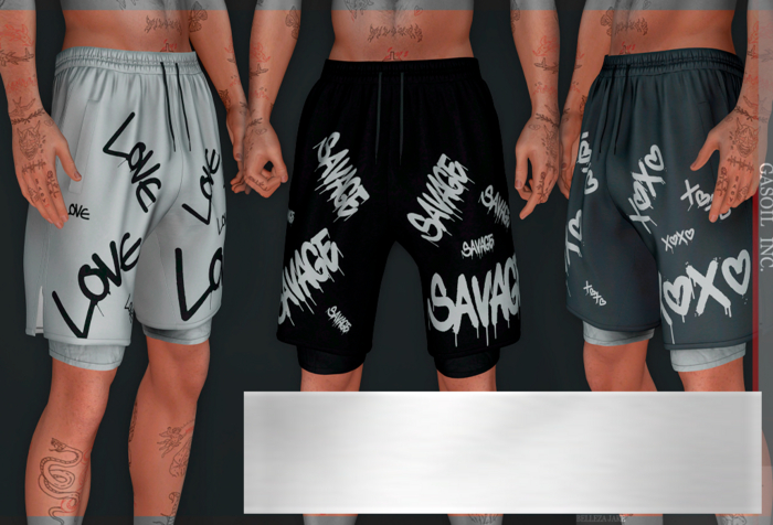 [GL - inc.] - Sam Shorts White