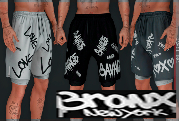 [GL - inc.] - Sam Shorts Black Bronx