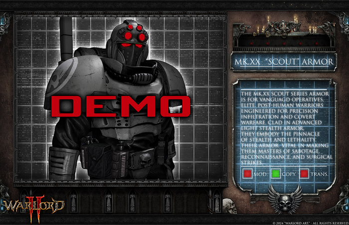 [WARLORD] Mk.XX Series - "Scout" *DEMO*