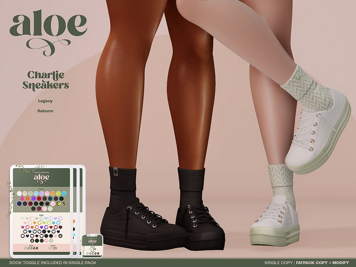 Aloe. Charlie Sneakers // FATPACK