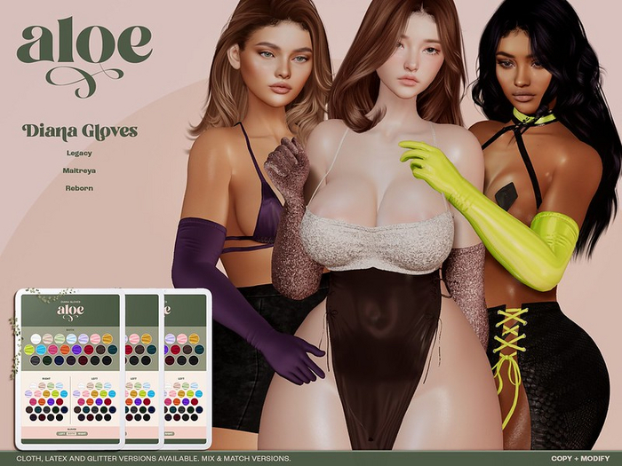 Aloe. Diana Gloves // MEGAPACK