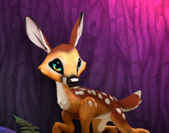 FAWNY SOLTRA FEMALE (DEER DNA) SIZE 8 Breedable Fawn Log No Food Necessary!
